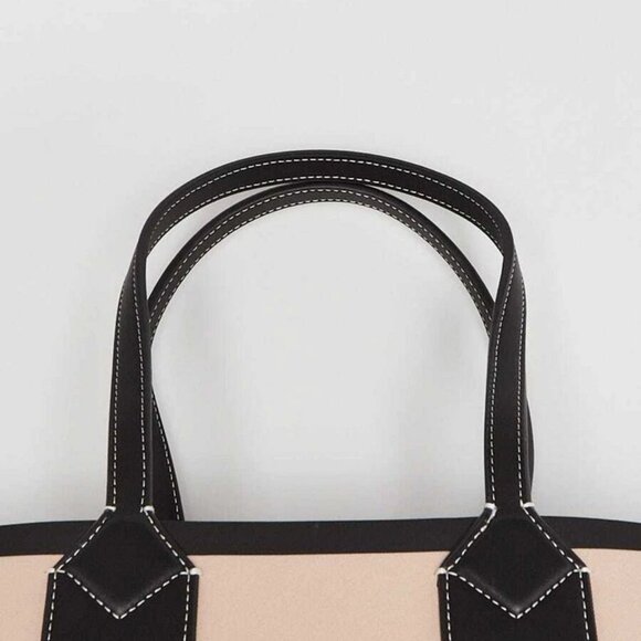 Burberry Beige Canvas Heritage Medium Tote Bag - Picture 9 of 12